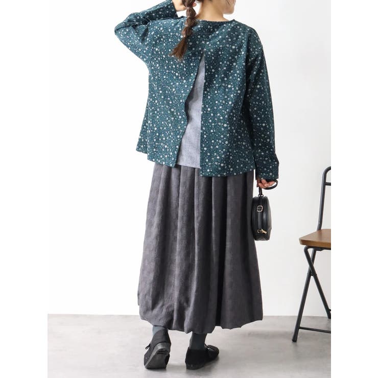 花柄コーデュロイブラウス | LUDIC PARK | 詳細画像12 