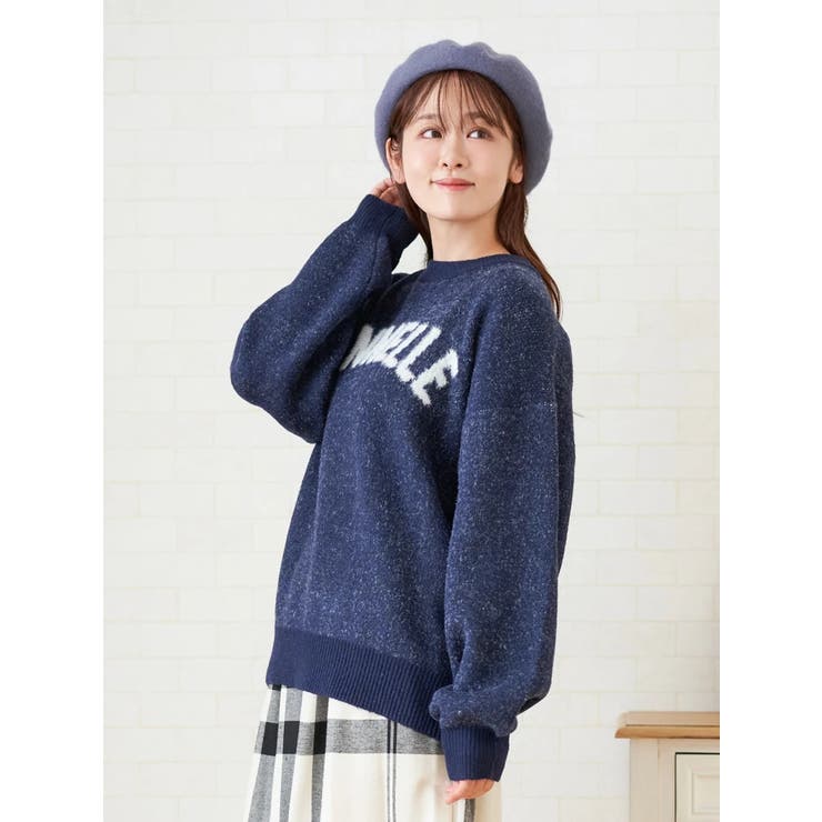 モヘアタッチロゴニットプルオーバー | LUDIC PARK | 詳細画像3