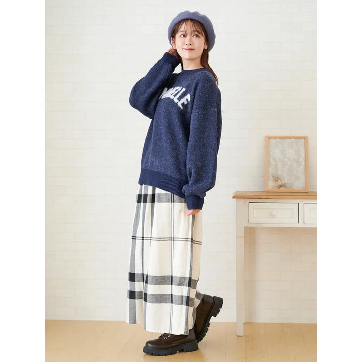 モヘアタッチロゴニットプルオーバー | LUDIC PARK | 詳細画像8