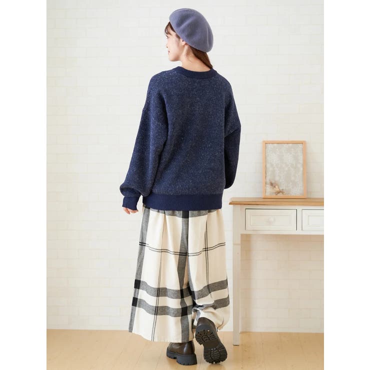 モヘアタッチロゴニットプルオーバー | LUDIC PARK | 詳細画像9