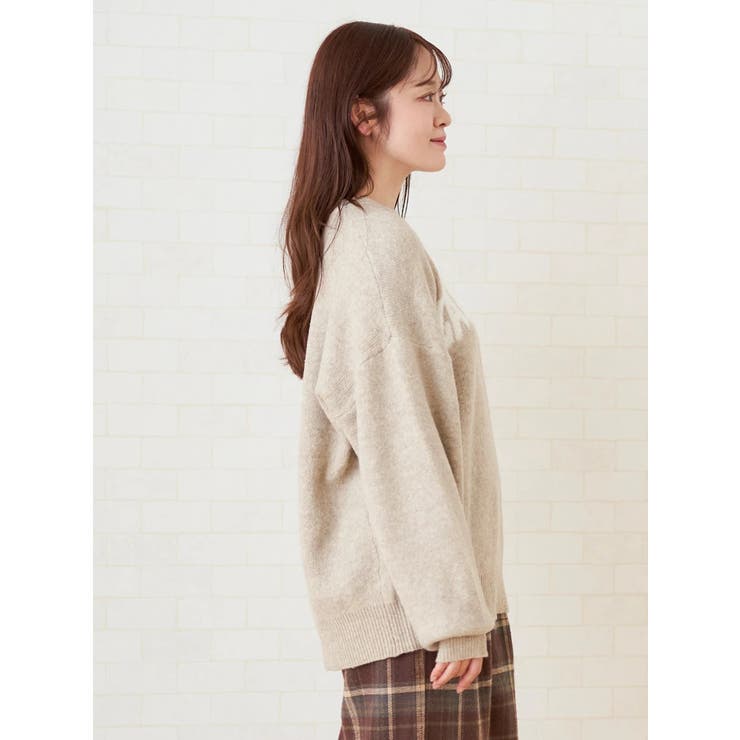 モヘアタッチロゴニットプルオーバー | LUDIC PARK | 詳細画像12