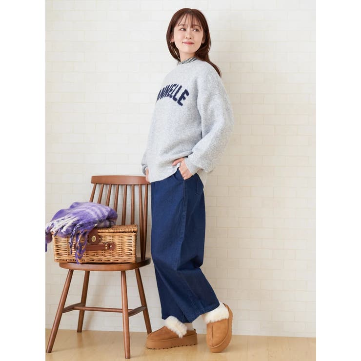 モヘアタッチロゴニットプルオーバー | LUDIC PARK | 詳細画像26