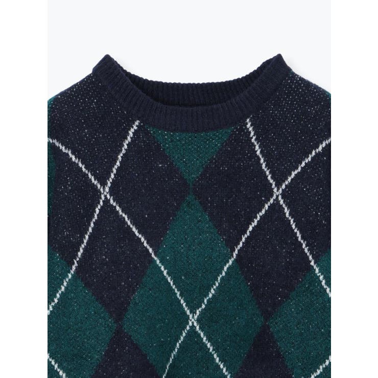 アーガイル柄ニットプルオーバー | LUDIC PARK | 詳細画像45