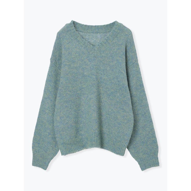 アルパカタッチVネックニットプルオーバー | LUDIC PARK | 詳細画像1