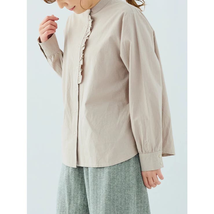 スタンドカラーブラウス | LUDIC PARK | 詳細画像8 