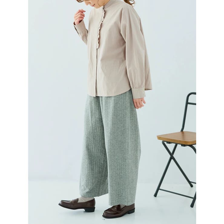 スタンドカラーブラウス | LUDIC PARK | 詳細画像13 