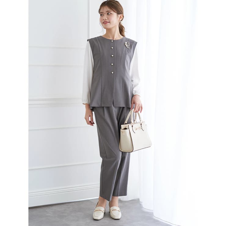 [2WAY]レザー調ビジュー付きバッグ | LUDIC PARK | 詳細画像13 