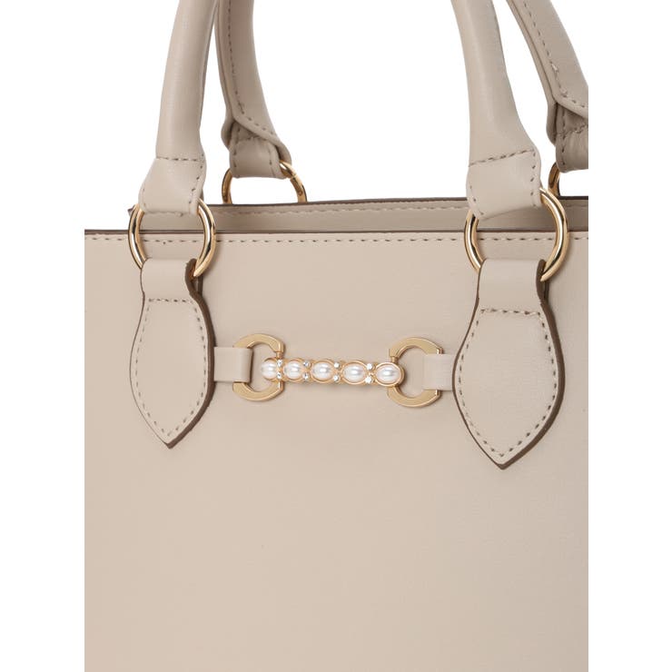 [2WAY]レザー調ビジュー付きバッグ | LUDIC PARK | 詳細画像21 