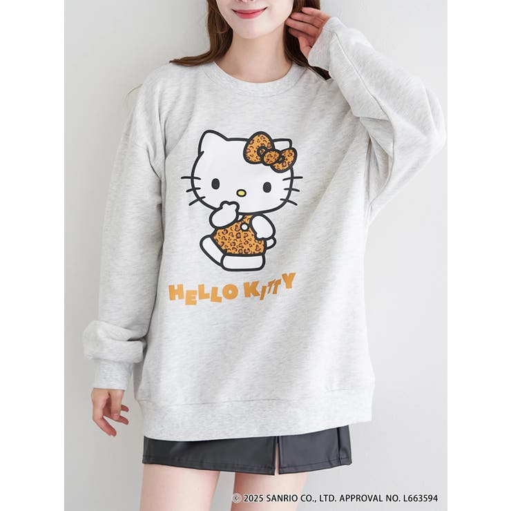 ハローキティヒョウ柄トレーナー | LUDIC PARK | 詳細画像11 