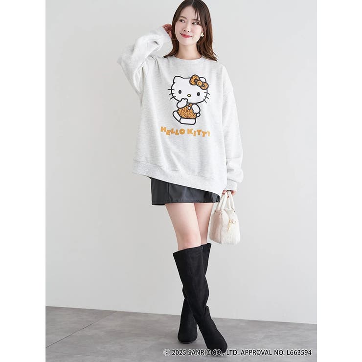 ハローキティヒョウ柄トレーナー | LUDIC PARK | 詳細画像14 