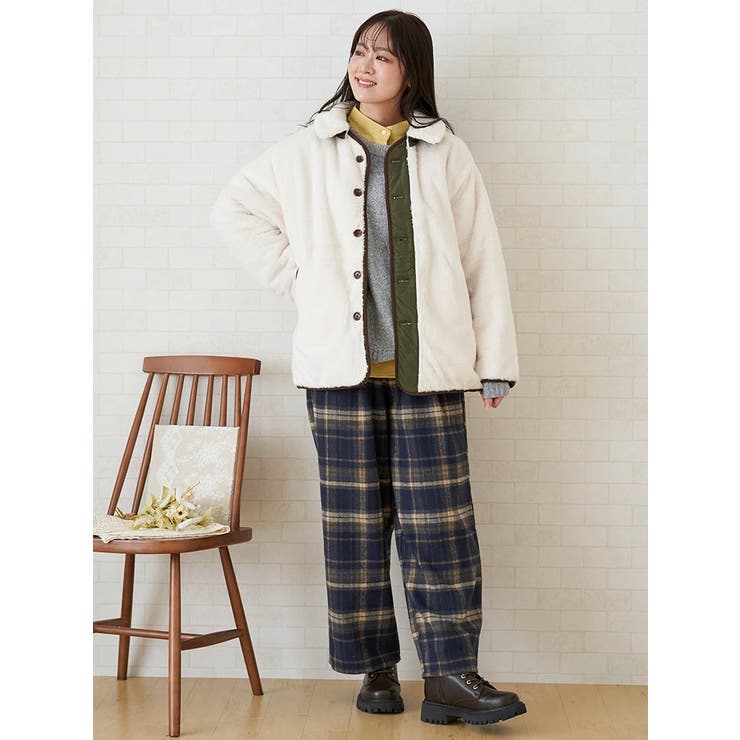 襟コーデュロイリバーシブルブルゾン | LUDIC PARK | 詳細画像28 