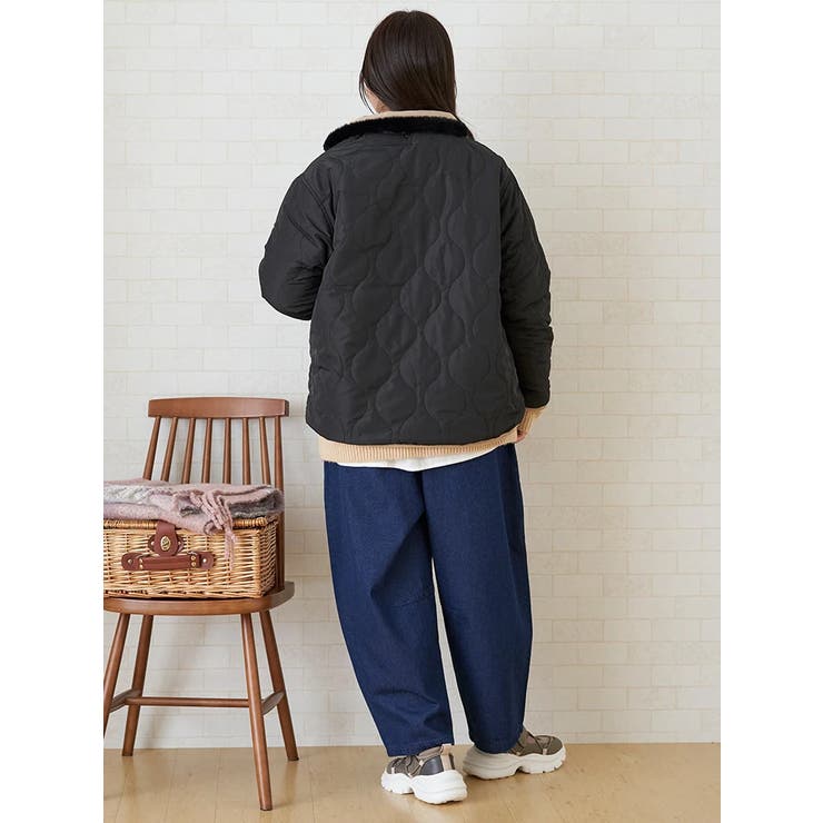 襟コーデュロイリバーシブルブルゾン | LUDIC PARK | 詳細画像37 