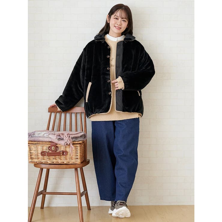 襟コーデュロイリバーシブルブルゾン | LUDIC PARK | 詳細画像41 