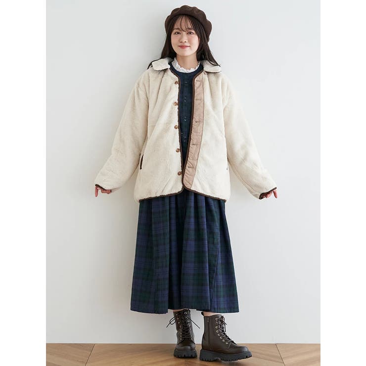 襟コーデュロイリバーシブルブルゾン | LUDIC PARK | 詳細画像56 