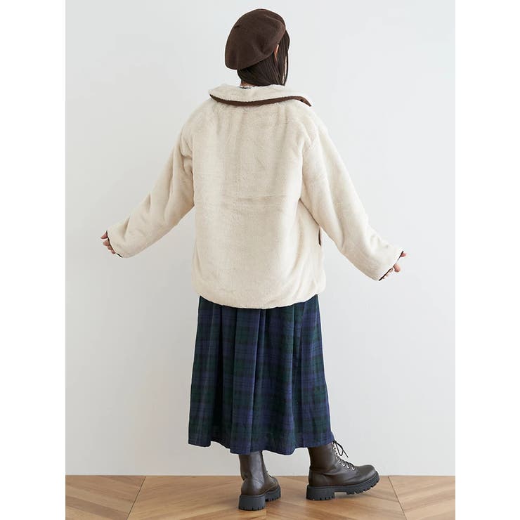 襟コーデュロイリバーシブルブルゾン | LUDIC PARK | 詳細画像58 