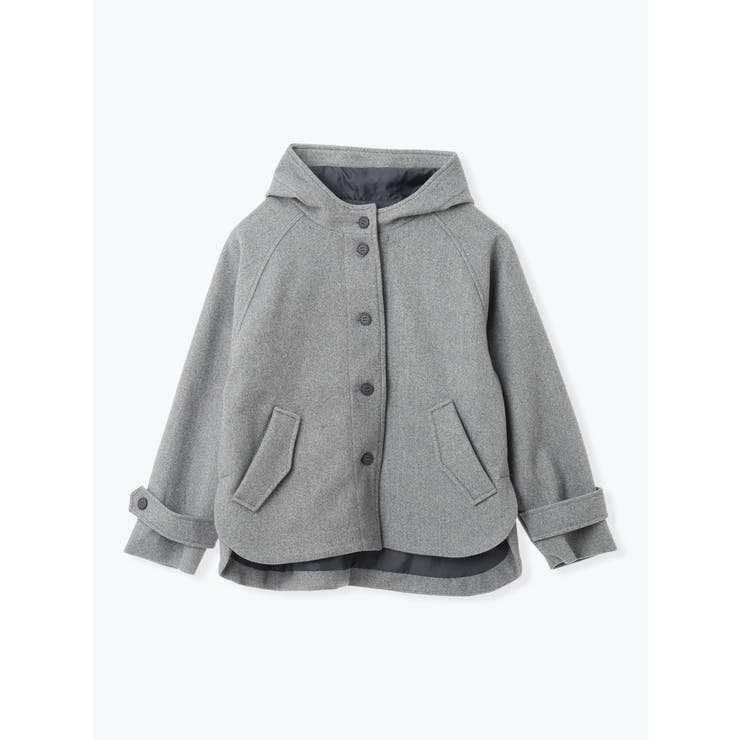 グレー | フェイクウールフードコート | LUDIC PARK