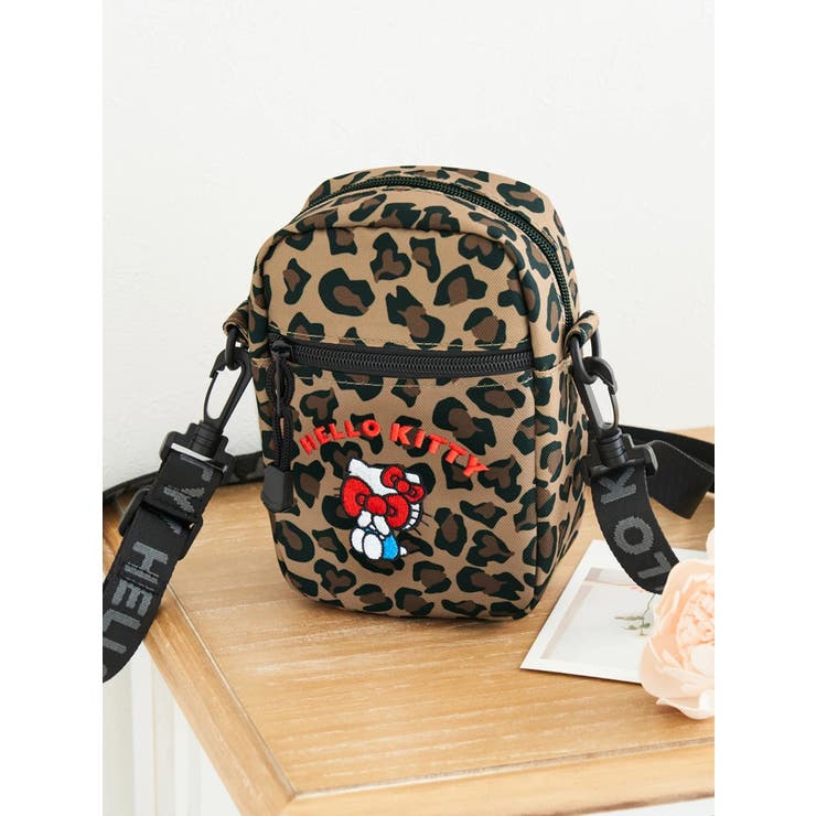 Ａ柄 | ハローキティヒョウ柄リボンミニショルダーバッグ | LUDIC PARK