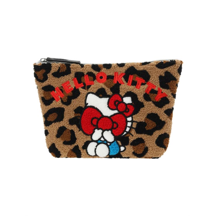 ハローキティヒョウ柄リボンポーチ[品番：PLMW0015480]｜LUDIC PARK