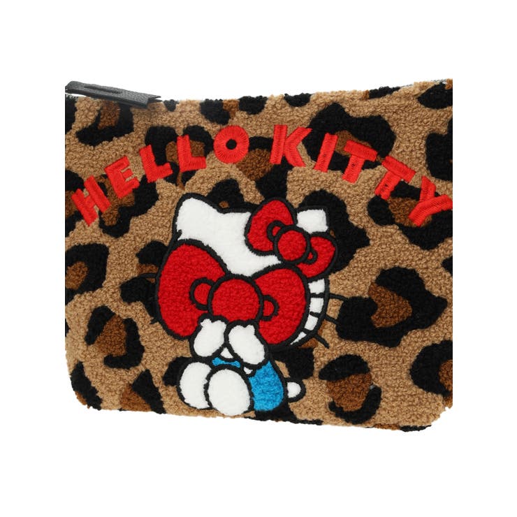 ハローキティヒョウ柄リボンポーチ[品番：PLMW0015480]｜LUDIC PARK