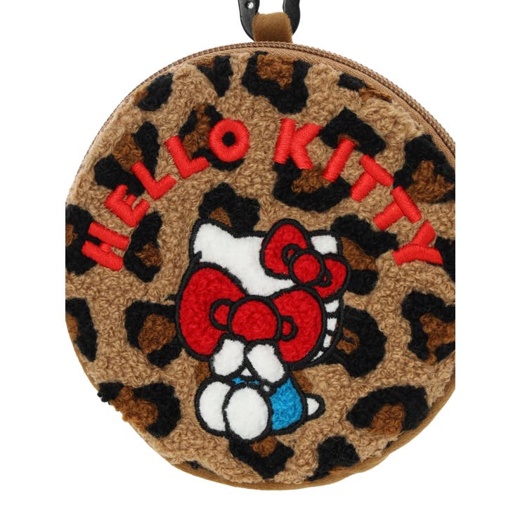 ハローキティヒョウ柄リボンミニポーチ[品番：PLMW0015482]｜LUDIC