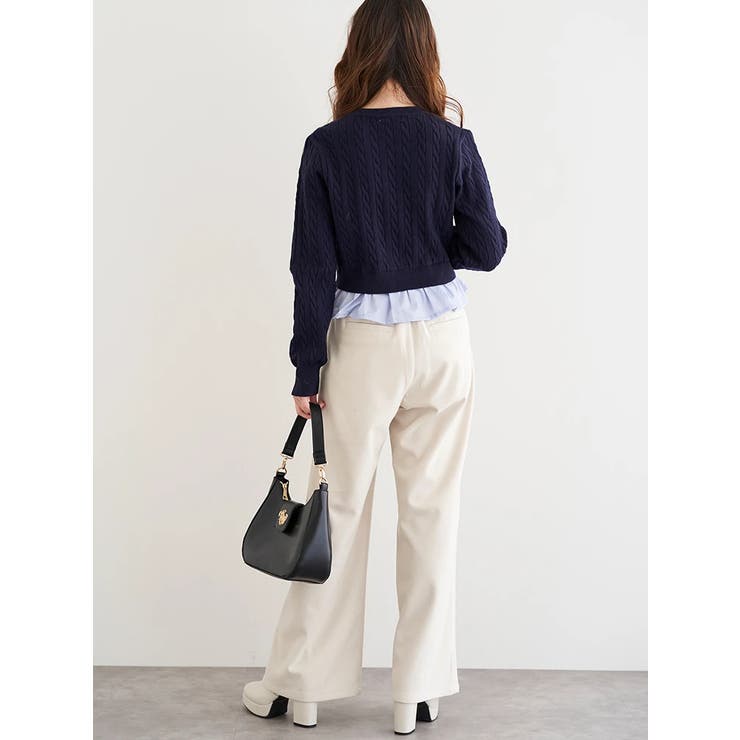 起毛ツイル ストレートパンツ | LUDIC PARK | 詳細画像30 