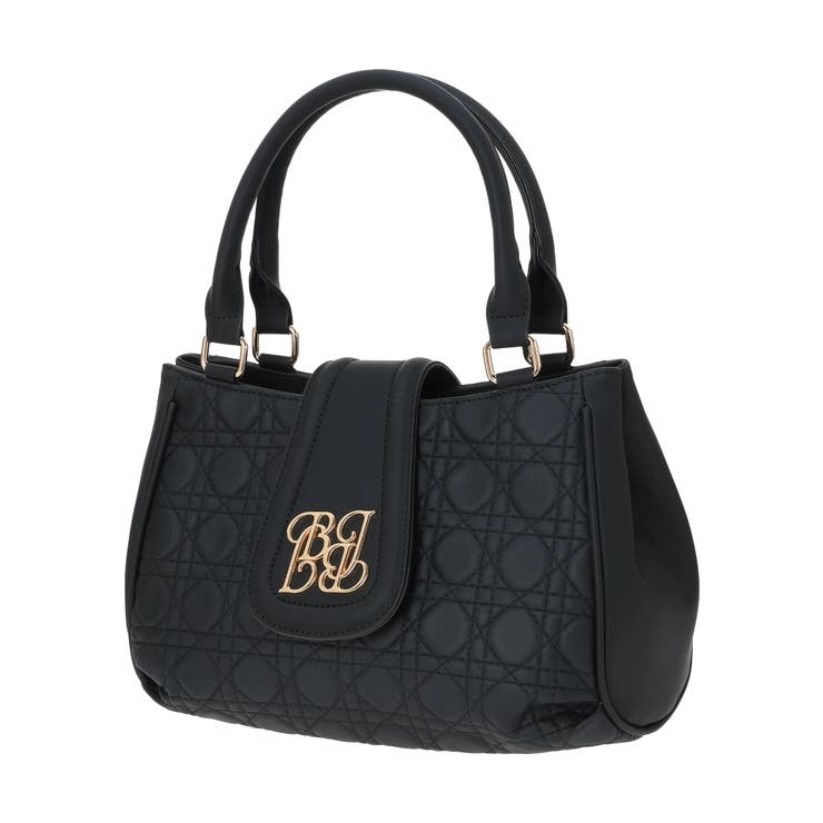 黒 | キルティングレザー調トートバッグ | LUDIC PARK