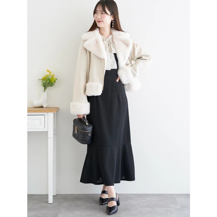 フリルボウタイブラウスドッキングワンピース | LUDIC PARK | 詳細画像16 