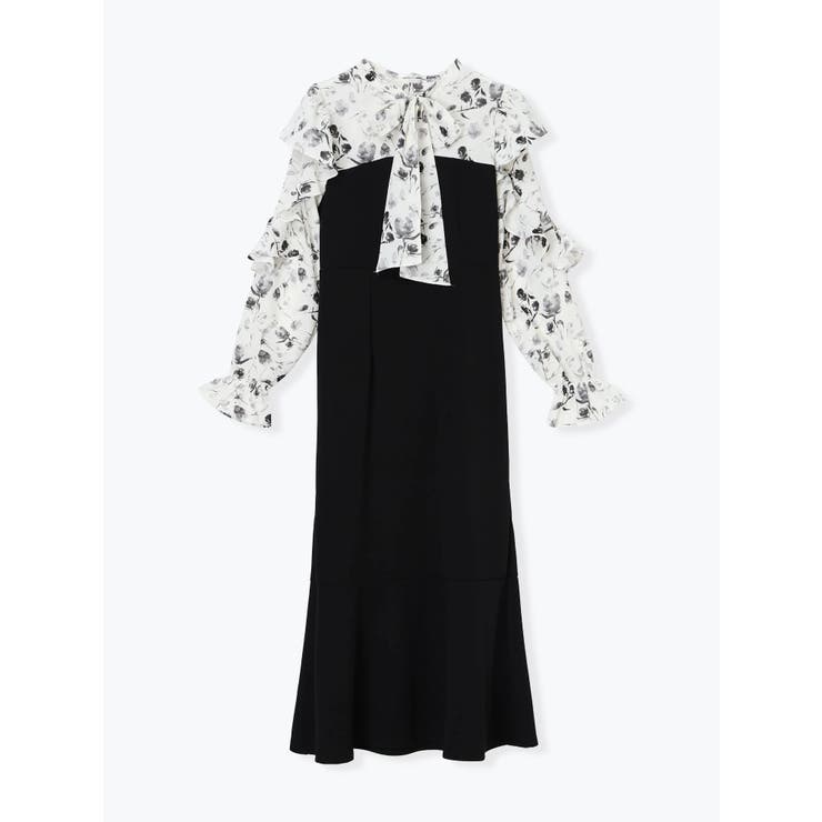 フリルボウタイブラウスドッキングワンピース | LUDIC PARK | 詳細画像17 