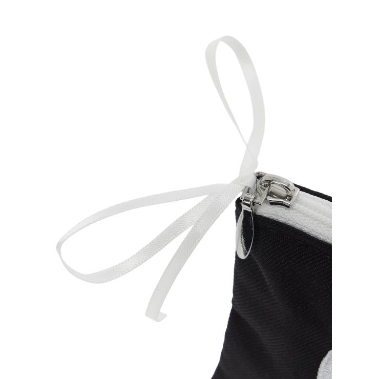 miffy 千鳥×モノトーン ミニフラットポーチ【ミッフィー】 | LUDIC PARK | 詳細画像4 