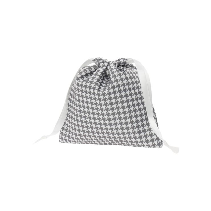miffy 千鳥×モノトーン 千鳥柄巾着【ミッフィー】 | LUDIC PARK | 詳細画像2 