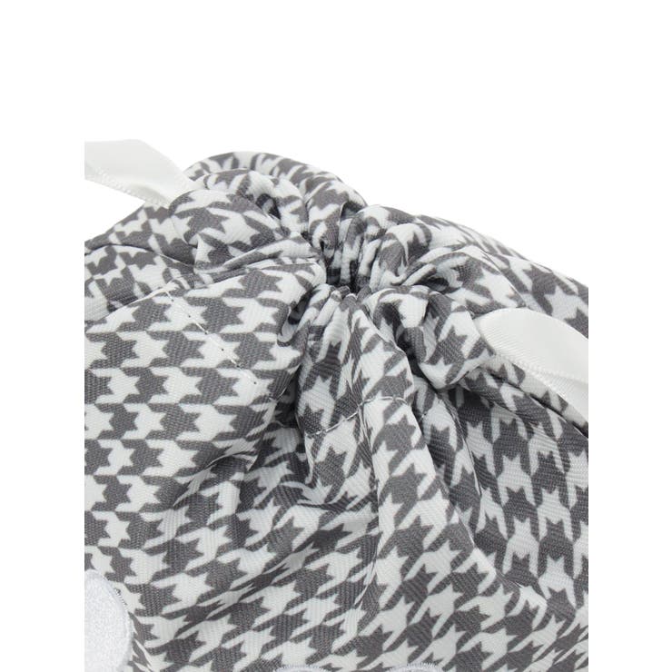 miffy 千鳥×モノトーン 千鳥柄巾着【ミッフィー】 | LUDIC PARK | 詳細画像3 