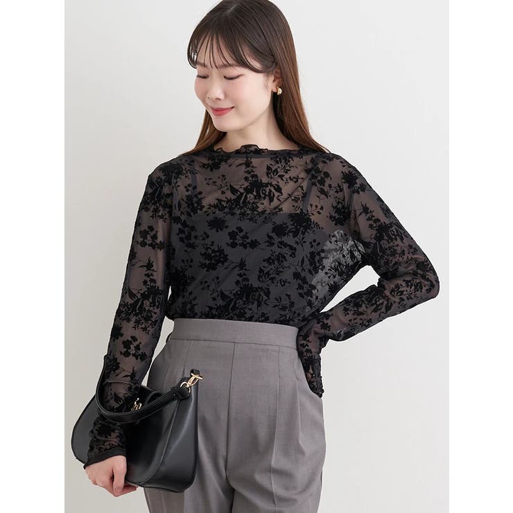 フロッキーフラワーチュールトップス | LUDIC PARK | 詳細画像17 