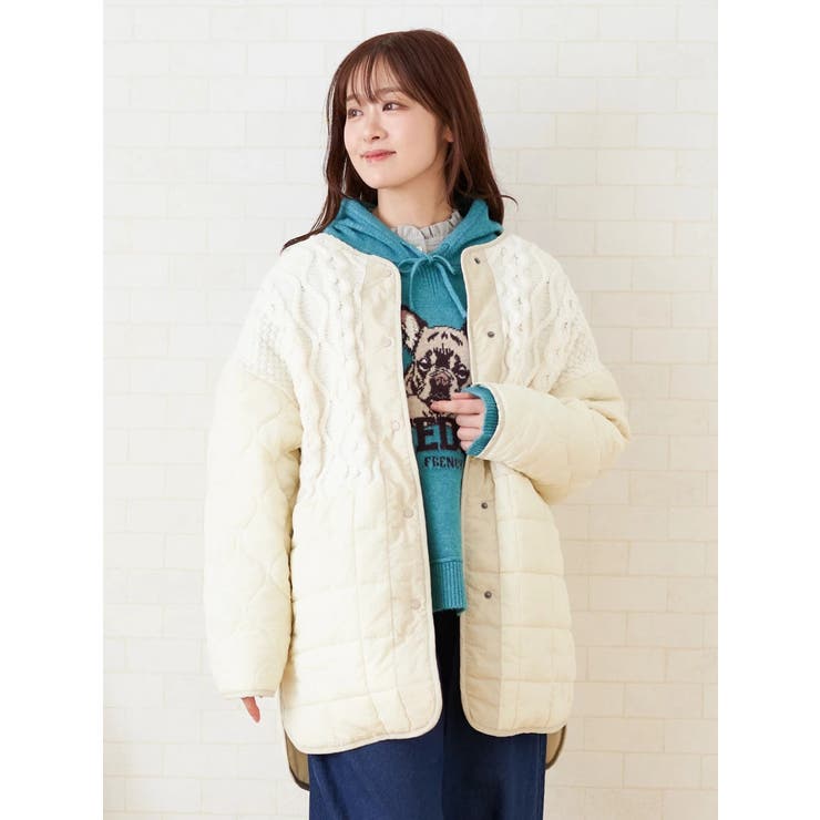 ニットキルティングコート | LUDIC PARK | 詳細画像1 