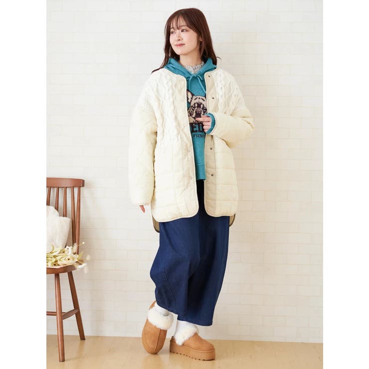 ニットキルティングコート | LUDIC PARK | 詳細画像7 