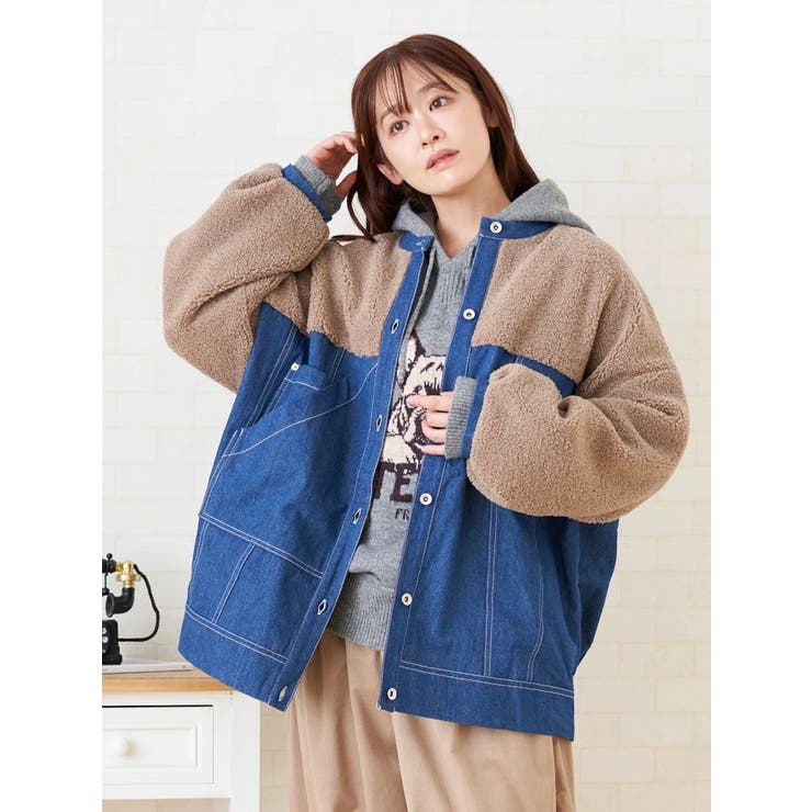 ボア切り替えブルゾン | LUDIC PARK | 詳細画像2 