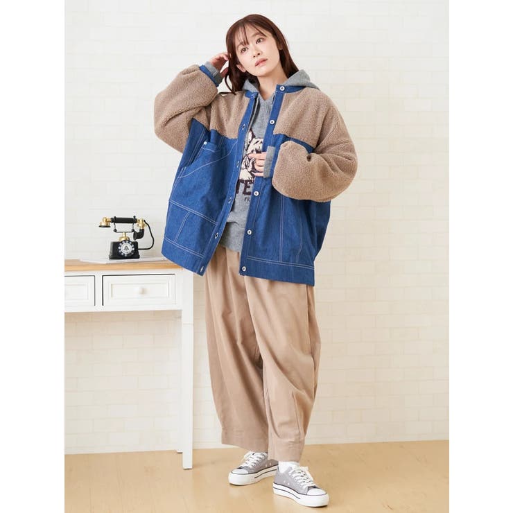 ボア切り替えブルゾン | LUDIC PARK | 詳細画像7 