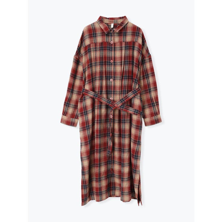 起毛ネルチェックワンピース | LUDIC PARK | 詳細画像1 