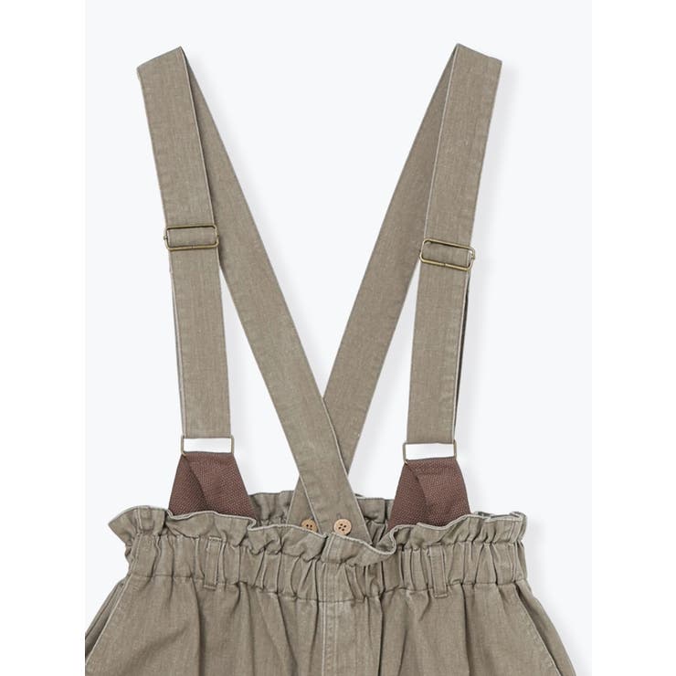 ツイルサスペンダー付きワイドパンツ | LUDIC PARK | 詳細画像3 