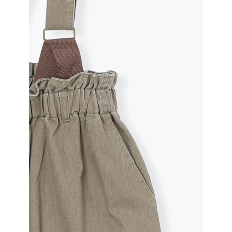 ツイルサスペンダー付きワイドパンツ | LUDIC PARK | 詳細画像4 