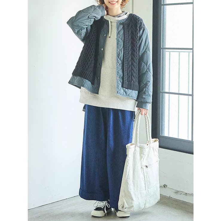 フロントニットキルティングブルゾン | LUDIC PARK | 詳細画像9 