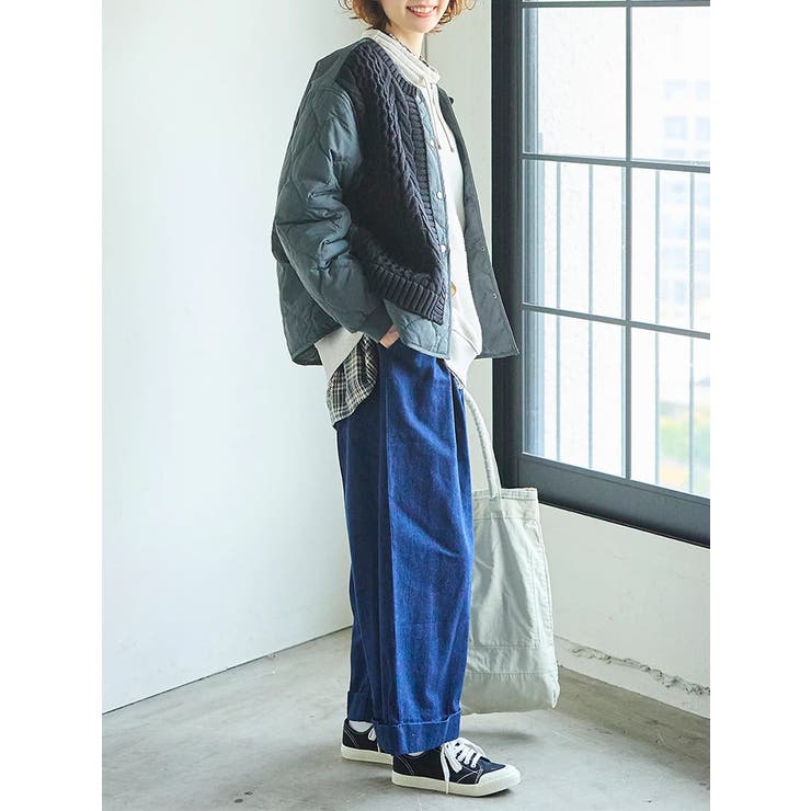 フロントニットキルティングブルゾン | LUDIC PARK | 詳細画像10 