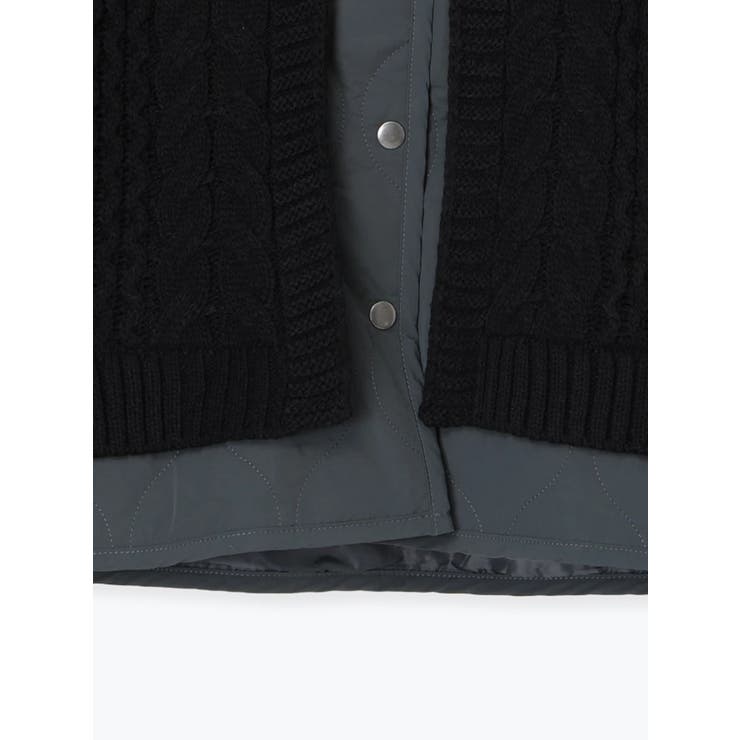 フロントニットキルティングブルゾン | LUDIC PARK | 詳細画像16 