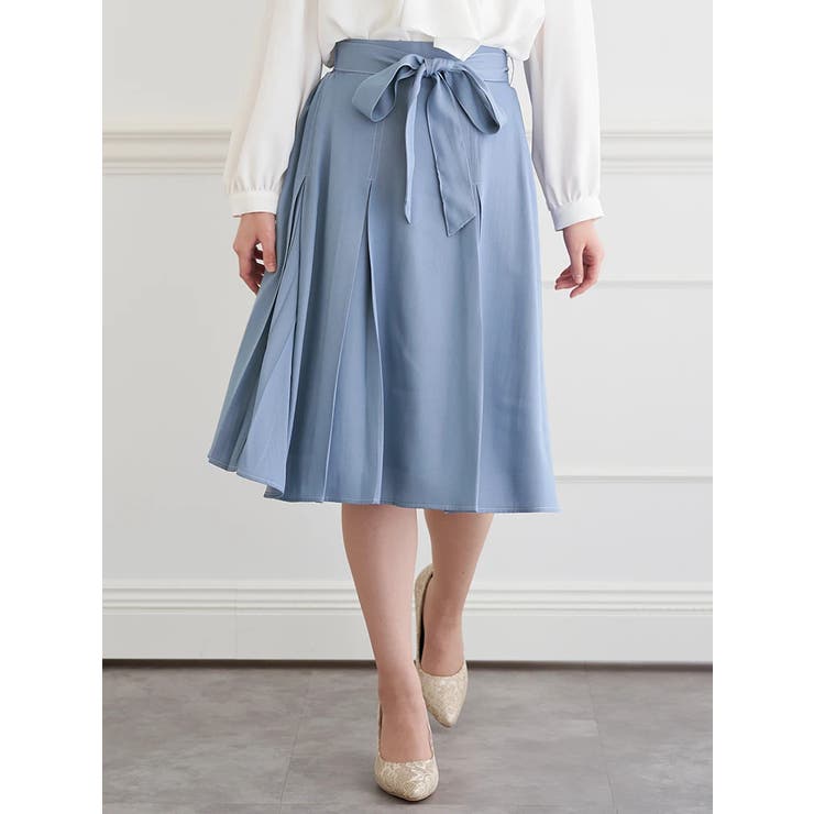 ウエストリボン配色ステッチスカート | LUDIC PARK | 詳細画像10 