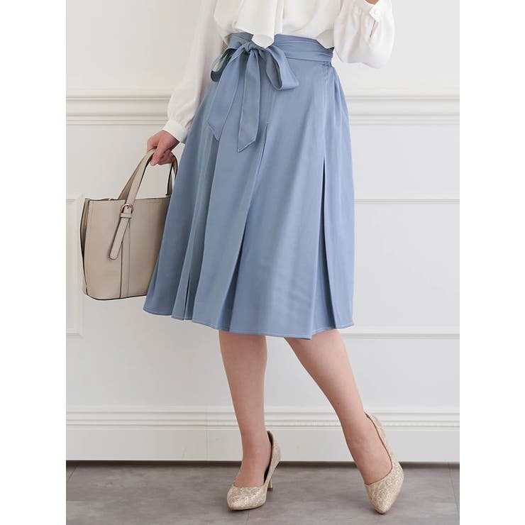 ウエストリボン配色ステッチスカート | LUDIC PARK | 詳細画像11 