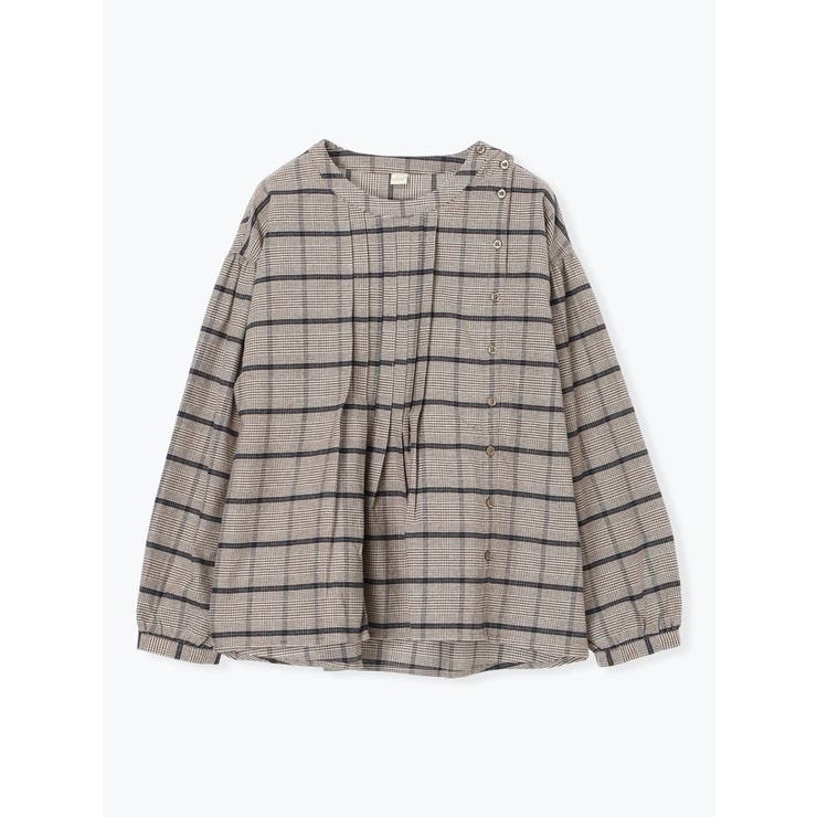 チェック柄フロントタックブラウス | LUDIC PARK | 詳細画像9 