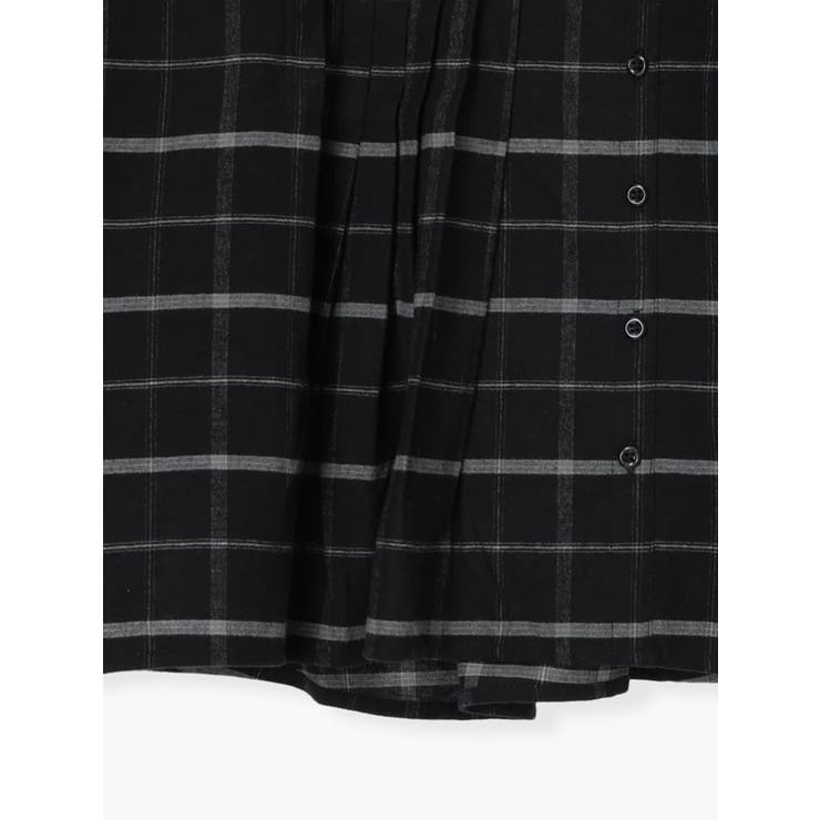 チェック柄フロントタックブラウス | LUDIC PARK | 詳細画像14 