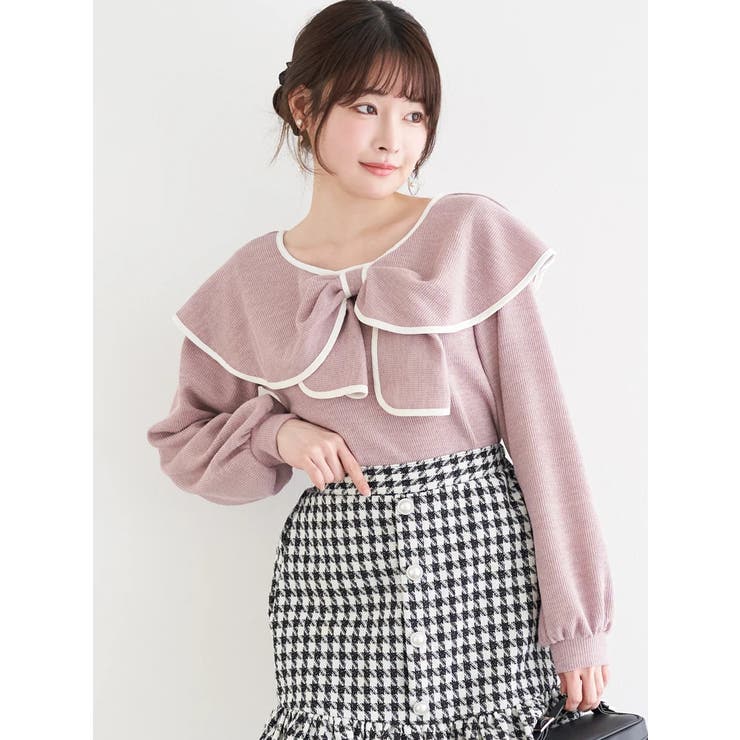 リボンパイピングプルオーバー | LUDIC PARK | 詳細画像2 