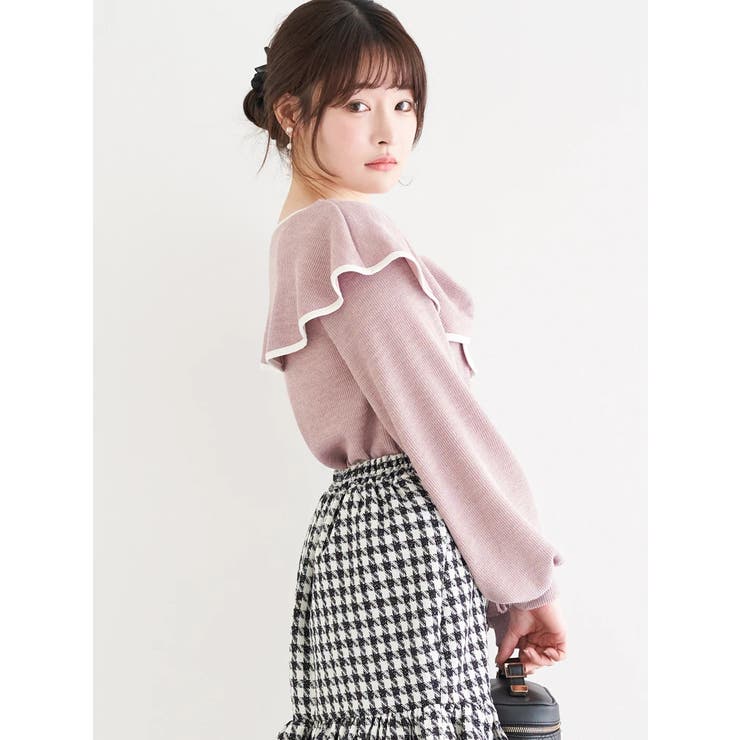 リボンパイピングプルオーバー | LUDIC PARK | 詳細画像4 