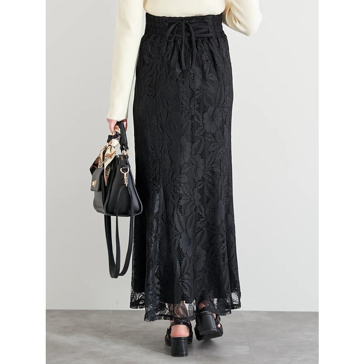 レーススピンドルマーメイドスカート | LUDIC PARK | 詳細画像4 