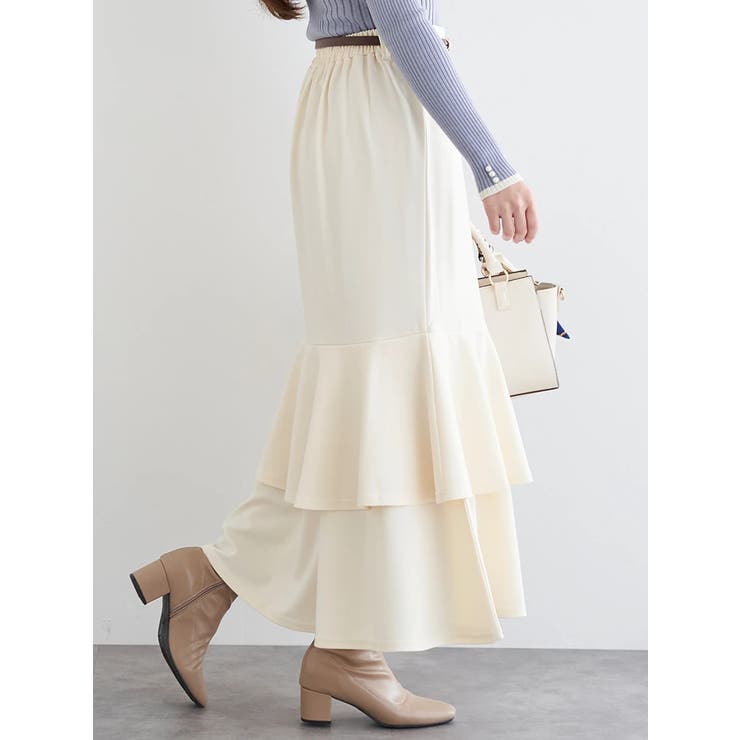 ベルト付きカットツイルマーメイドスカート | LUDIC PARK | 詳細画像3 